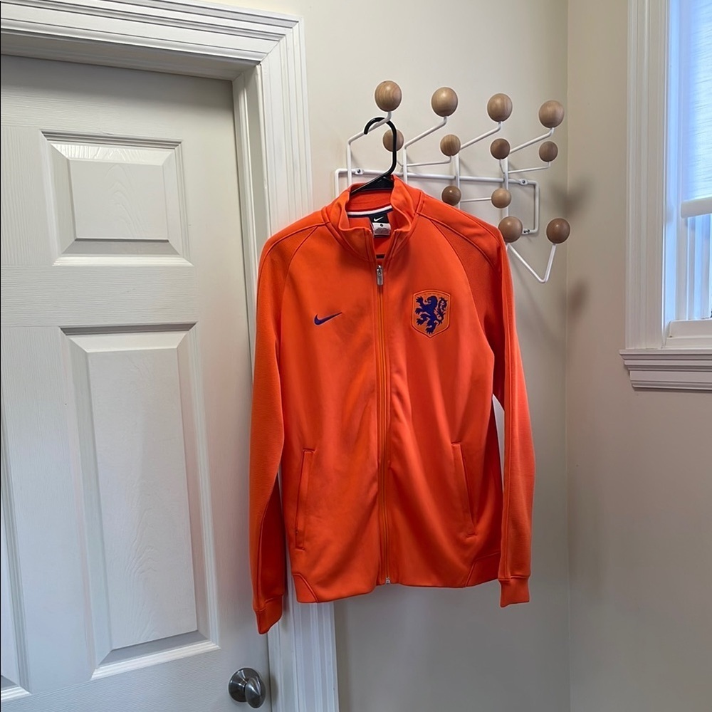 Nike Netherlands 2017 Football Soccer Jacket - Orange - M